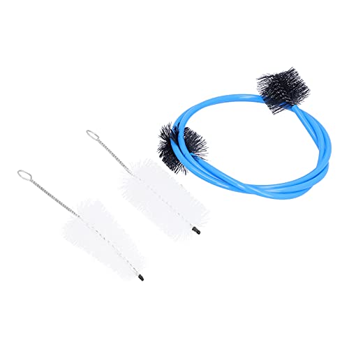 Trumpet Cleaning Kit, 3 Piece Maintenance Tool Set with Mouthpiece Brush, Valve Brush, Flexible Snake Brush