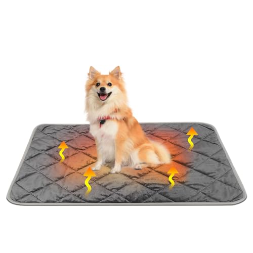 Ceboic Self Heating Dog Bed Pet Mat, Thermal Pet Pad Dog Cat Blanket No Electric Ultra Warm