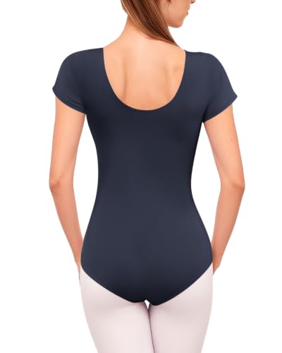 Image of Stelle Women's Ballet Leotard for Dance Scoop Neck Double Lined Bodysuit