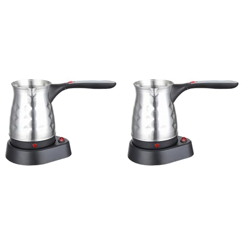 Onchdbfhuu 2X Cafetera Turca Eléctrica, Cafetera Turca Eléctrica de 500 Ml, Cafetera Turca Eléctrica, Máquina de con Enchufe Europeo