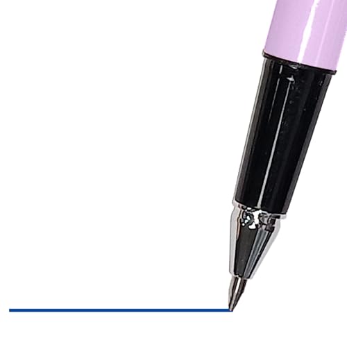 Pack 4 bolígrafos ELIPSE tinta gel azul punta fina 0.5 mm miniatura 4