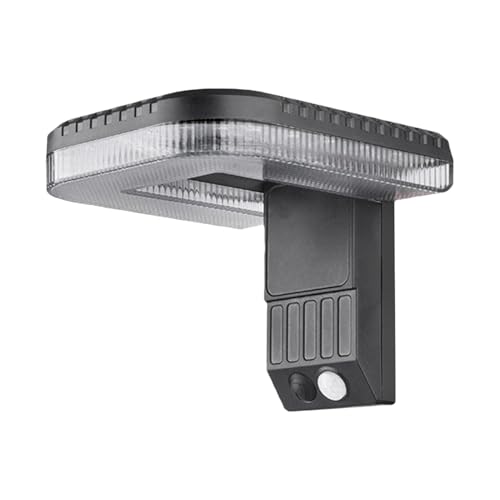 Luz de pared solar para exteriores - Iluminación solar para cercas de jardín al aire libre | Iluminación LED Luz de pared impermeable | Lámparas solares para exteriores | Luces de pared para puerta de