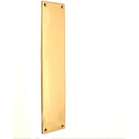 Victorian Solid Brass Door Finger Push Plate Cover
