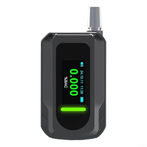 Alcool tester elettrochimico, D2000 Alcool Tester Elettrochimico Con Batteria Ricaricabile Portatile Analizzatore di Respiro Sensore