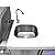 Mont Alpi MAi400-D90BEV 32-Inch 4-Burner 78000 BTU 90 Degree Corner Deluxe Stainless Steel Gas Outdoor Kitchen Barbecue Gas Island Grill w/Wine Cooler Beverage Center Refrigerator + Faucet & Sink