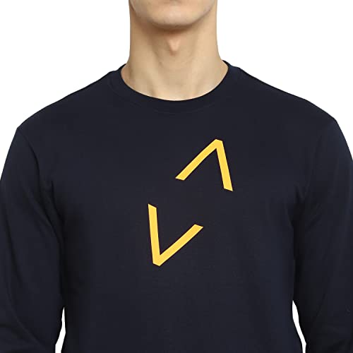 Image of YUUKI-Mens Poly PT RN Sweat-Sports Blue