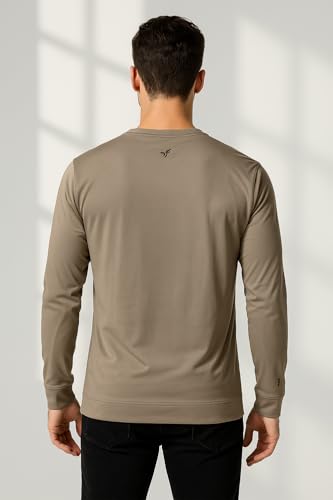 Image of Men's Crew Neck T-Shirt | Premium Polyester Fabric | Breathable, Lightweight, Stylish Activewear for Gym, Training & Casual Wear