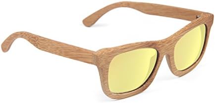 Occhiale da sole uomo donna polarizzato polarizzante legno bamboo 100%UV block