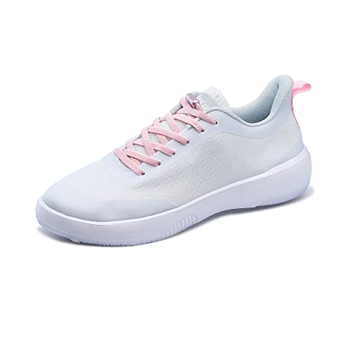 Schu'zz Snug Arbeitsschuhe für Damen - super lässige Sneaker Bequem, Leicht - Ideal für Medizin, Pflege, Gastronomie und Outdooraktivitäten-Farbe: Rose-Gr: 38