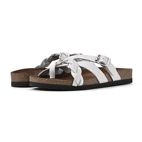 Image of White Mountain Women's Harrington Braided Footbed Sandal