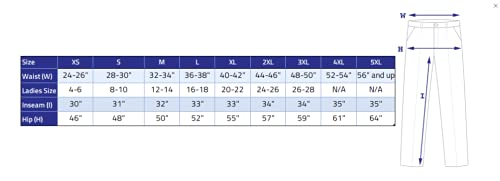 Black Cargo Style Chef Pant, L #TOP6