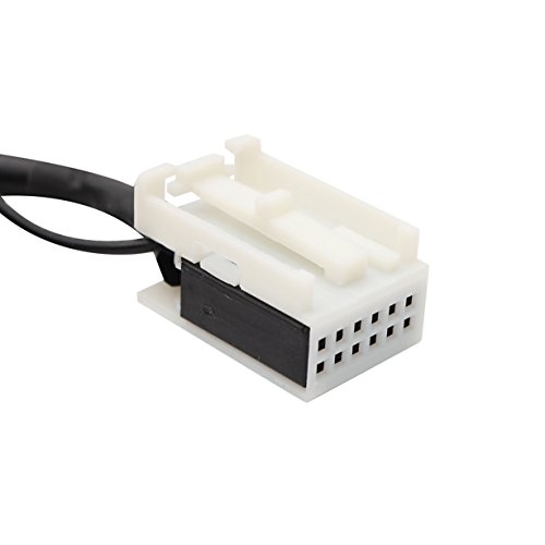 Yomikoo AUX Adapter, Car MP3 CD Changer Aux-in Adapter 3.5mm AUX-in Jack for VW 12Pin Jetta Beetle Passat GTI Golf Touareg Tiguan EOS Polo Touran R32 Fox, Skoda Octavia - Thumbnail 3