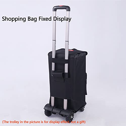 Wasserdichte Einkaufstrolley-Ersatztasche - 30L Multifunktionale Aufbewahrungstasche Aus Oxford-Stoff, Wiederverwendbare… – Bild 6