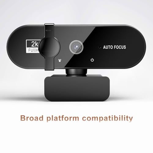 Webcam 4K W66 haute performance avec mise au point nette - 4
