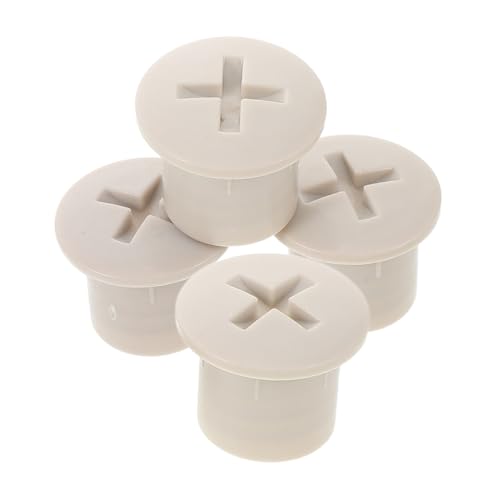 KICHOUSE 4 Piezas de Tornillo de Plástico para Fijación de Tobogán Infantil Resistentes la Intemperie Diseño Seguro y Compatible con Múltiples Accesorio de Repuesto Gris