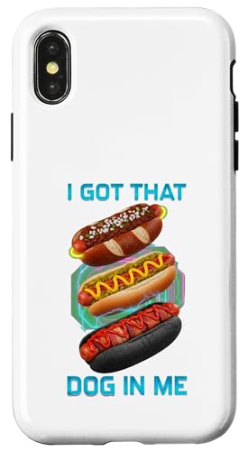 I Got That Hot Dog In Me Funny Glizzy Meme For Sausage Fans Case for iPhone X/XS