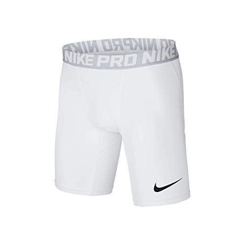 Nike Men's Pro Short (White, Medium)