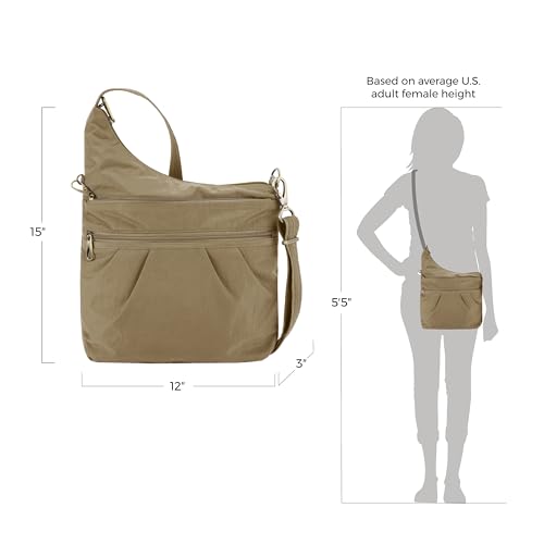 Image of Travelon Anti-Theft Signature 3 Compartment Crossbody Bag