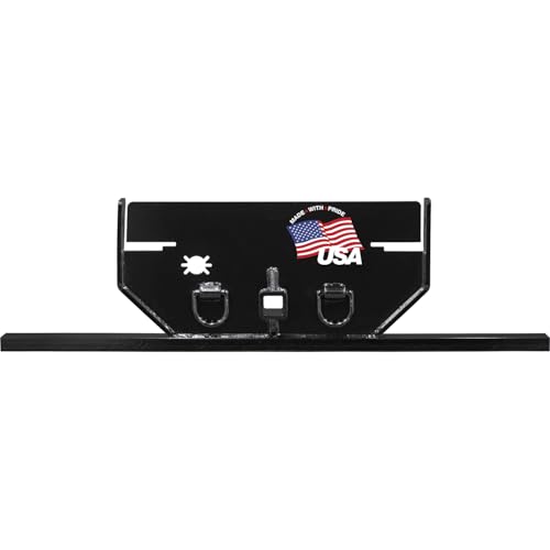 Buyers Products 1809060A Hitch Plate With Receiver Tube, 1/2 X 17.42 Inch, For Ford F-350 - F-550 Cab & Chassis (1999+), Bottom Channel Position, 20,000 MGTW, Pintle Hook Hitch Plate