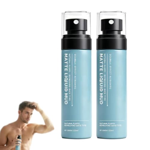 Spray modelador mate de secado rápido para hombre con doble efecto voluminizador (2pcs)