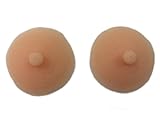 Realistic Perky Adhesive Nipples (M, Pink)