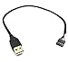 Duttek (2-Pack 50CM 5 Pin Motherboard Female Header to USB 2.0 Male Adapter Dupont Extender Cable (5Pin/USB M)
