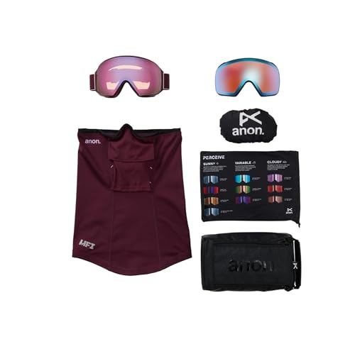 Image of Anon M4 Toric Snow Goggles + Bonus Lens + MFI Face Mask - Low Bridge Fit