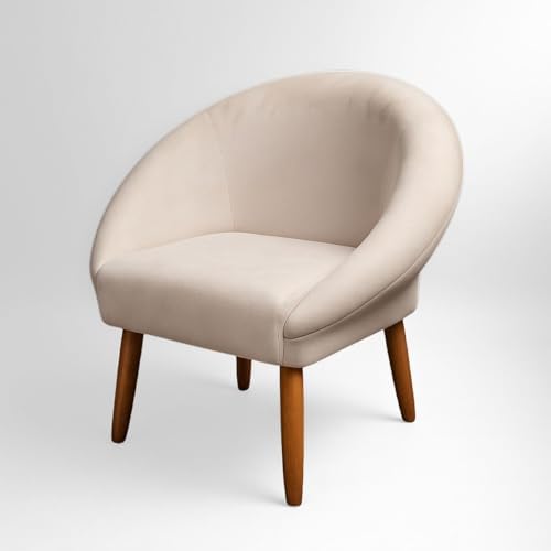 Poltrona Confortável para Sala de Estar Moderna Resistente Tecido...