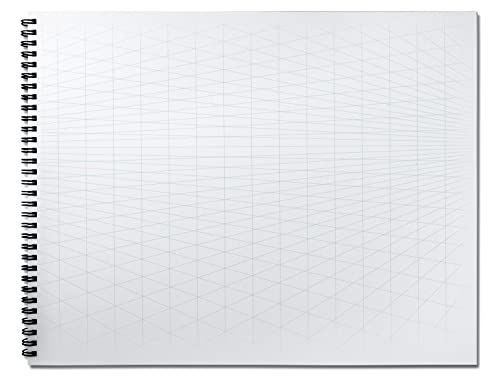 Bloc dessin perspective 2 points Koala Tools 40 feuilles 28x36 cm - 2
