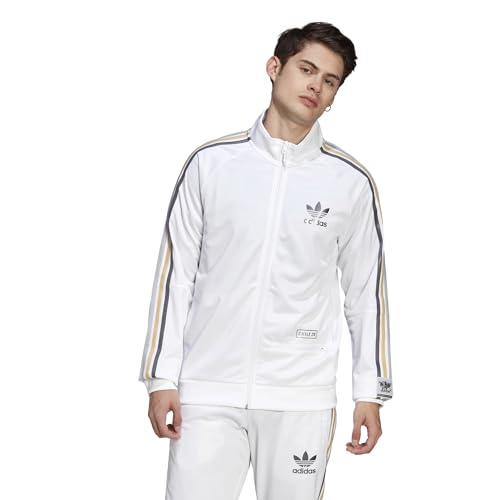 adidas Originals Chile 20 Sport Track - Chaqueta deportiva para hombre, Blanco, S