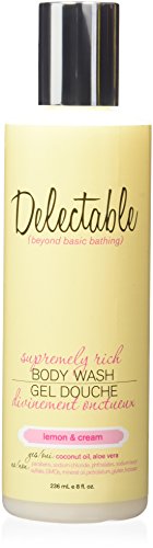 Delectable Body Wash, Lemon & Cream