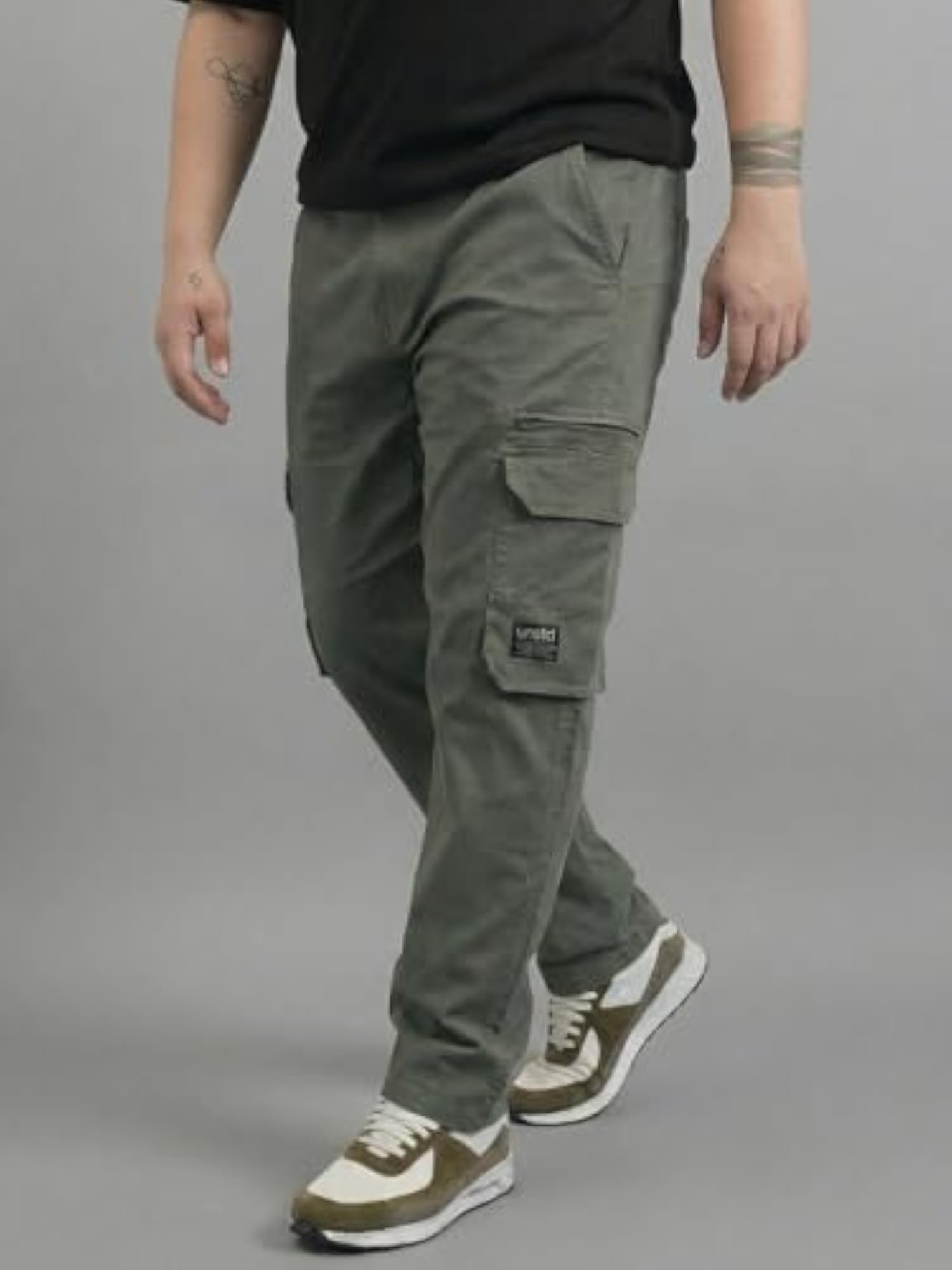 Plus Size Cargo Trouser Stretch Regular Fit 6 Pocket 3XL-10XL