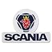 Saab Scania Logo 10,5 CM Thermocollant Autocollant de Patch Broderies Écusson Brodé Patch
