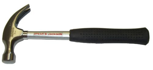 Spear & Jackson SJ-CSS20 Claw Solid Steel Hammer, Blue, 20 oz
