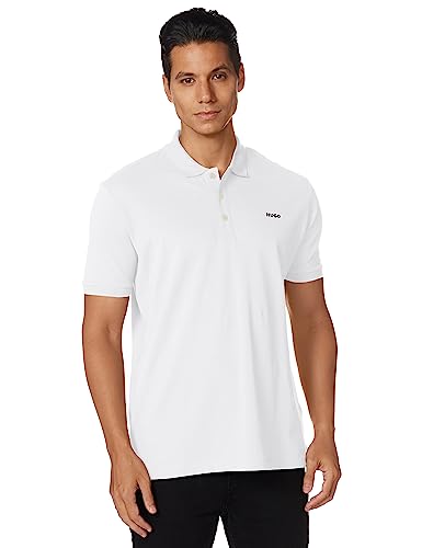 HUGO Men's Regular Fit Logo Short Sleeve Polo Shirt