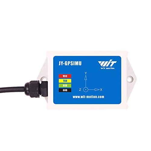 WTGAHRS2 Sensor IMU de alta precisión de 10 ejes Acelerómetro de 3 ejes Ángulo del giroscopio Magnetómetro Barómetro Velocidad de avance del GPS Salida TTL con BeiDou GPS de posición de navegación