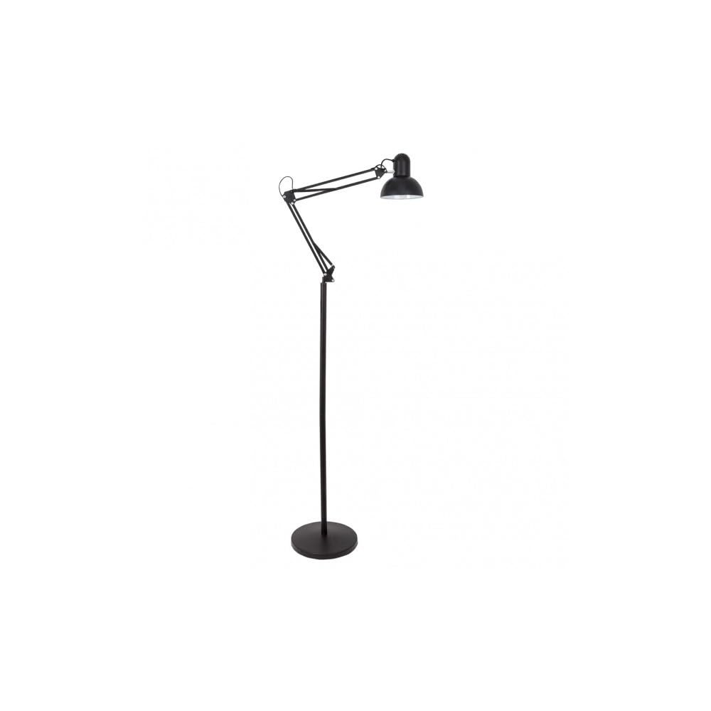 Lampara de Pie Articulable RUTILO 1xe27 Negro Mate 180 cm Fabrilamp