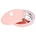 Assiettes pour Enfants, équipées d'évents en Forme d'oreille, 304 Assiettes réutilisables en Acier Inoxydable pour Tout-Petits, Isolation Mignons Pique-niques pour Les Bureaux(Pink)