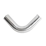 ETL INDUSTRIES 90 Degree Elbow OD 4' (102mm) Leg Length 8' (203mm) Aluminum Intercooler Pipe Piping Polished Air Intake Tube