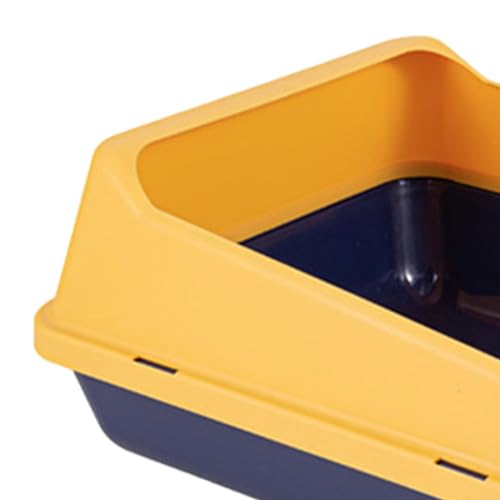 Caja de arena para gato abierta con lados altos Leefasy miniatura 3
