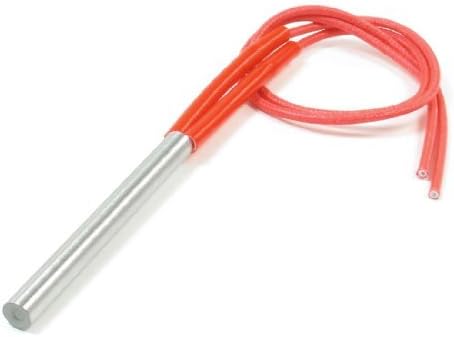 Dimart AC 110V 250W 6mm x 60mm Cartridge Heater Heating Tube Element Red Silver Tone
