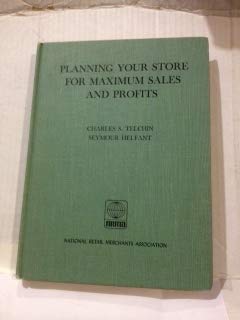 Hardcover Planning Your Store for Maximum Sales and Profits. 1969 Edition. Ex-library Edition. 1969. 174 pages Book
