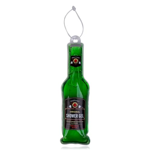 Accentra Maxi-Duschgel AC BREW in Bierflaschen-Optik inkl. Aufhänger, 200ml Duschgel Duft: Oak & Citrus - fantastische Geschenkidee für Vatertag, Geburtstag oder Ostern