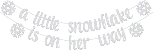 A Little Snowflake is on Her Way �o�i�[ �V���o�[�O���b�^�[ ���g���X�m�[�t���[�N �x�r�[�V�����[���� �x�r�[�V�����[�o�i�[ �~�̐��ʔ�I�� ���̎q�����E�B���^�[�x�r�[�V�����[�f�R���[�V����