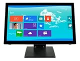 Planar Helium 22in Wide Black Zero Bezel, HID Compliant projected capacitive Multi-Touch FHD Wide Vi