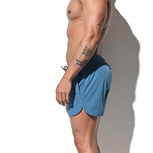 RICKY&BENS Men's Quick-Dry Hot Super Short Sports Board Shorts2