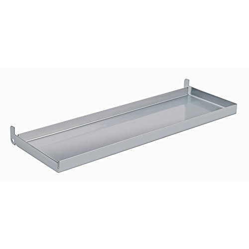 Allspace 12-Inch Metal Tray Shelf for Pegboard Wall Mount System Closet, Garage Utility Organization Accessory - 450036-08