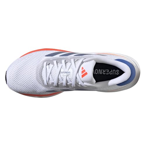 adidas Adidas Men's Supernova Stride, White/Team Royal Blue/Solar Red, 6.5