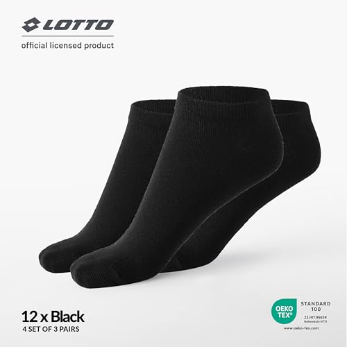 Lotto 12 Paia Calzini Uomo, Traspiranti e Leggeri