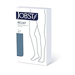 JOBST Relief Knee High Graduated Compression Socks, 15-20 mmHg - Comfortable Unisex Design - Closed Toe, Black, Medium - Image 4